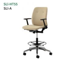 スライン　ＳＬＩーＨＴ５５、ＳＬＩ－Ａ　肘付きタイプ　アルミ脚　張地５色より選択