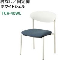 テセラ　ＴＣＲ－４０ＷＬ　ミーティングチェア　ビニールレザー張り